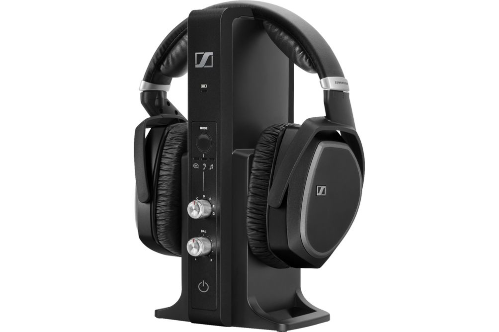 Sennheiser - RS 195 RF Wireless Headphone Systems for TV Listening with Selectable Hearing Boost Pr