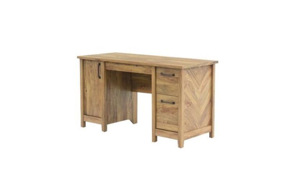 Sauder - Cannery Bridge Collection Rectangular 2-Drawer Table - Sindoori Mango