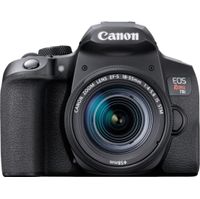 Canon - EOS Rebel T8i DSLR Camera with EF-S 18-55mm Lens - Black