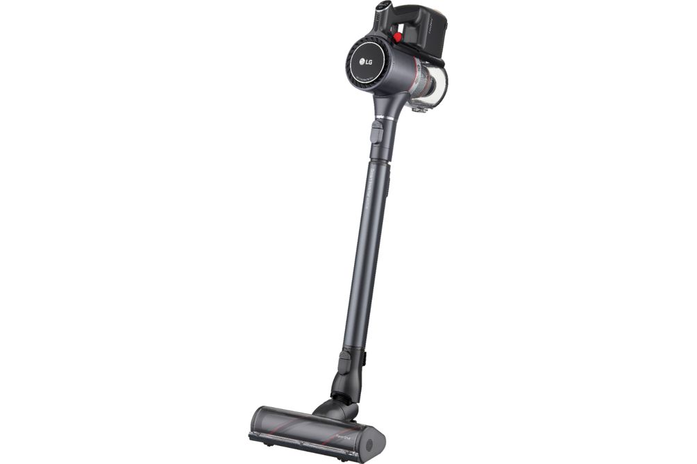 LG - CordZero Cordless Stick Vacuum with Kompressor Technology and 120-Minute Run Time - Iron Gray