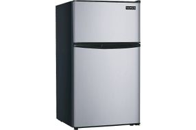 Thomson - 3.2 Cu. Ft. Mini Fridge - Stainless Steel