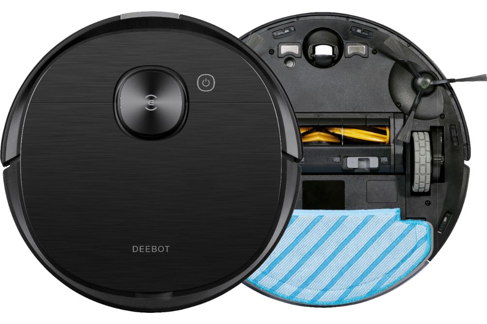 ECOVACS Robotics - DEEBOT T8 AIVI Vacuum & Mop Robot with Advanced Laser Mapping and AI Object Reco
