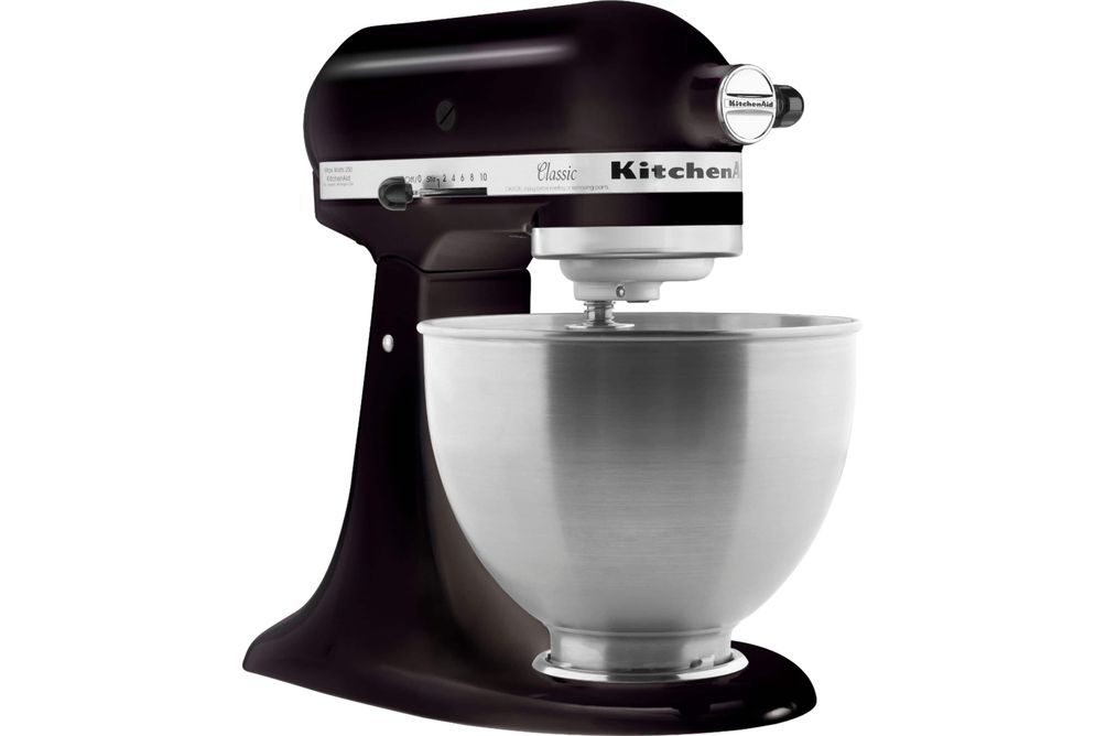 KitchenAid - Classic Series 4.5 Quart Tilt-Head Stand Mixer - K45SSOB - Onyx Black