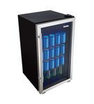 Danby - 117-Can Beverage Cooler - Stainless steel