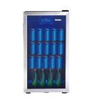 Danby - 117-Can Beverage Cooler - Stainless Steel