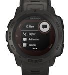 Garmin - Instinct Solar Smartwatch 45mm Fiber-Reinforced Polymer - Graphite