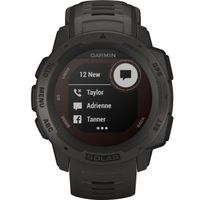 Garmin - Instinct Solar Smartwatch 45mm Fiber-Reinforced Polymer - Graphite