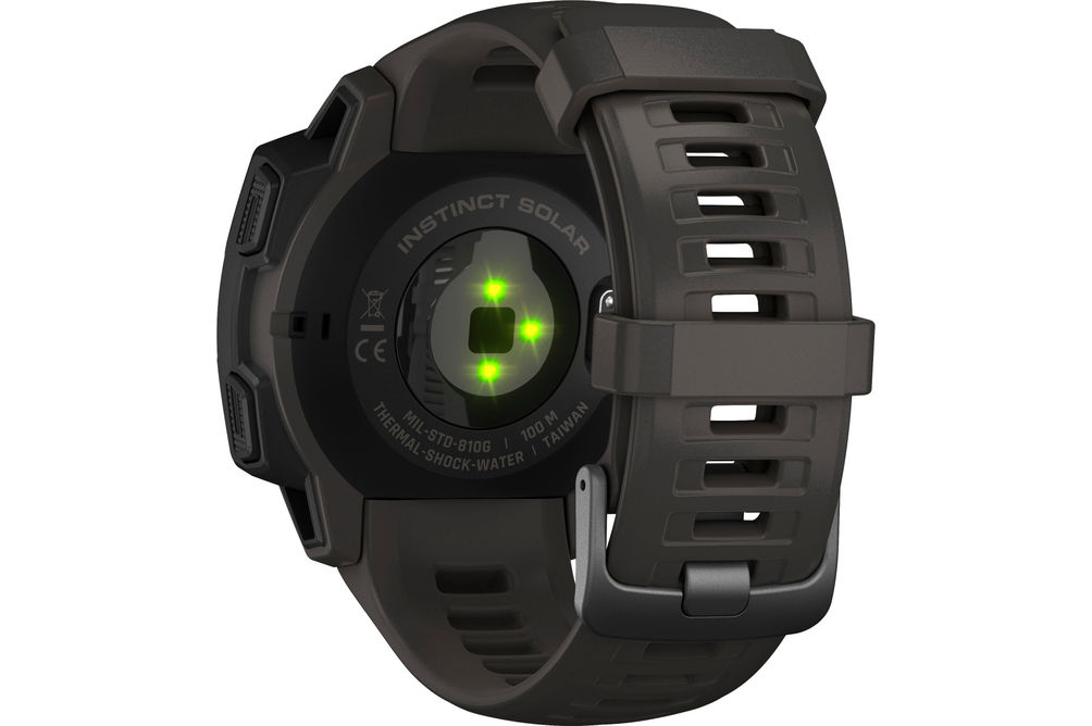 Garmin - Instinct Solar Smartwatch 45mm Fiber-Reinforced Polymer - Graphite