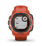 Garmin - Instinct Solar Smartwatch 45mm Fiber-Reinforced Polymer - Flame Red