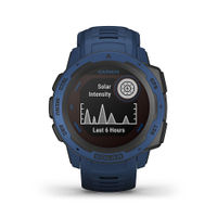 Garmin - Instinct Solar Smartwatch 45mm Fiber-Reinforced Polymer - Tidal Blue