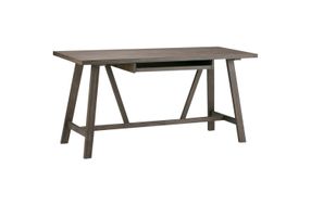 Simpli Home - Dylan Modern Industrial Wood Writing Desk - Driftwood