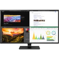 LG - UltraFine 43"4K UHD 75Hz Monitor (USB) - Black