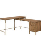 Sauder - Coral Cape L-Desk - Sindoori Mango