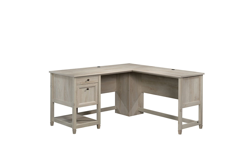 Sauder - Edge Water L-Desk - Chalked Chestnut