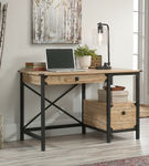 Sauder - Steel River Desk - Milled Mesquite