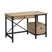 Sauder - Steel River Desk - Milled Mesquite