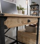 Sauder - Steel River Desk - Milled Mesquite