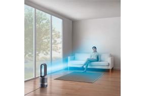 Dyson - HP01 Pure Hot + Cool Air Purifier, Heater and Fan - Iron/Silver