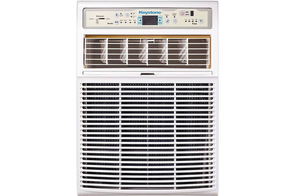 Keystone 450 sq ft BTU Slider/Casement Window Air Conditioner - White