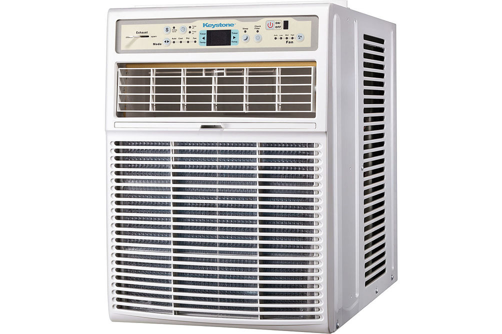 Keystone 450 sq ft BTU Slider/Casement Window Air Conditioner - White