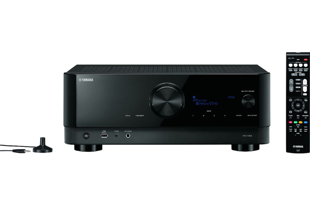 Yamaha - RX-V6A 7.2-channel AV Receiver with 8K HDMI and MusicCast - Black