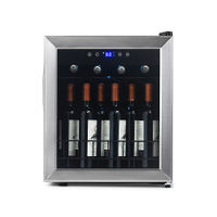 NewAir - Freestanding 16 Bottle Compressor Wine Fridge - Stainless Steel