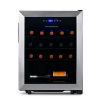 NewAir - Freestanding 23 Bottle Compressor Wine Fridge, Adjustable Racks, Exterior Digital Thermost