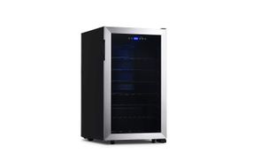 NewAir - Freestanding 50 Bottle Compressor Wine Fridge, Adjustable Racks , Exterior Digital Thermos