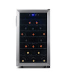 NewAir - Freestanding 50 Bottle Compressor Wine Fridge, Adjustable Racks , Exterior Digital Thermos