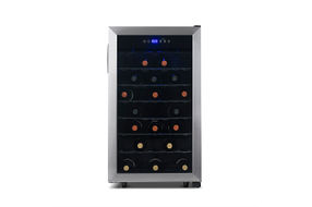 NewAir - Freestanding 50 Bottle Compressor Wine Fridge, Adjustable Racks , Exterior Digital Thermos