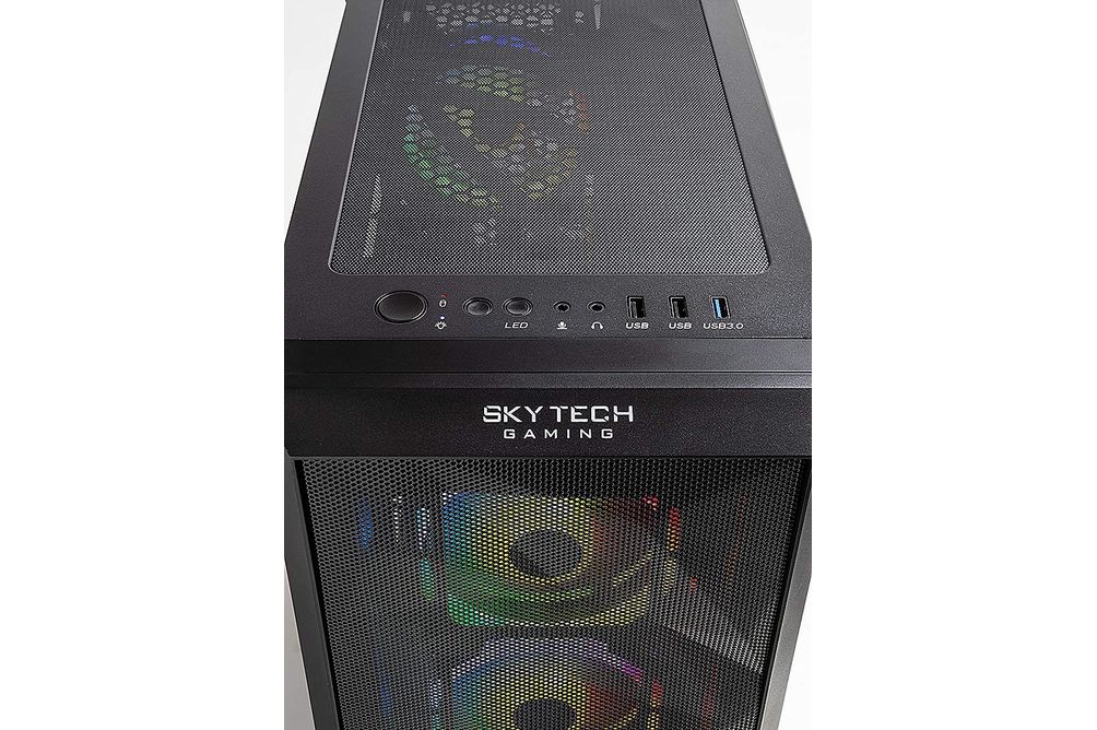 Skytech Gaming - Chronos Mini Gaming Desktop - AMD Ryzen 3 3100 - 8GB Memory - NVIDIA GeForce GTX 1