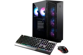 MSI - Aegis ZS Gaming Desktop - AMD Ryzen - 3700X - 16GB Memory - RX 5600XT - 512GB SSD - Black