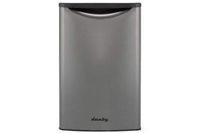 Danby - Designer 4.4 Cu. Ft. Mini Fridge - Stainless Steel