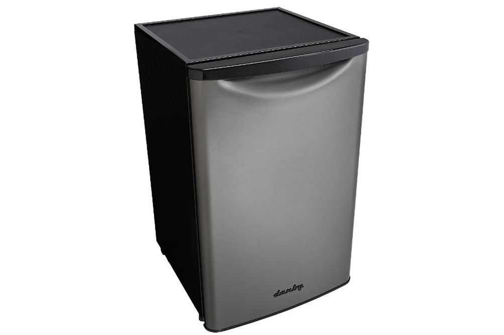 Danby - Designer 4.4 Cu. Ft. Mini Fridge - Stainless Steel