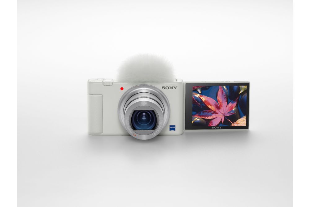 Sony - ZV-1 20.1-Megapixel Digital Camera for Content Creators and Vloggers - White