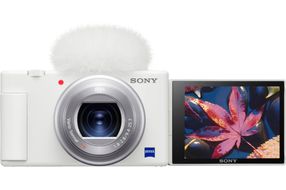 Sony - ZV-1 20.1-Megapixel Digital Camera for Content Creators and Vloggers - White