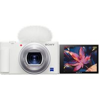 Sony - ZV-1 20.1-Megapixel Digital Camera for Content Creators and Vloggers - White