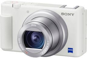 Sony - ZV-1 20.1-Megapixel Digital Camera for Content Creators and Vloggers - White