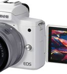 Canon - EOS M50 Mark II Mirrorless Camera with EF-M 15-45mm f/3.5-6.3 IS STM Zoom Lens - White