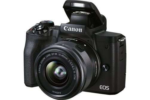 Canon - EOS M50 Mark II Mirrorless Camera 2 Lens Kit with EF-M 15-45mm f/3.5-6.3 IS STM & EF-M 55-2