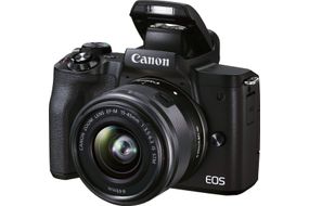 Canon - EOS M50 Mark II Mirrorless Camera with EF-M 15-45mm f/3.5-6.3 IS STM Zoom Lens - Black