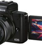 Canon - EOS M50 Mark II Mirrorless Camera with EF-M 15-45mm f/3.5-6.3 IS STM Zoom Lens - Black