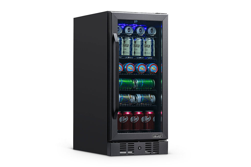 NewAir - 96-Can Built-In Beverage Cooler with Precision Temperature Controls and Adjustable Shelves