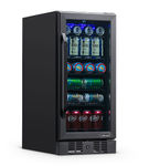 NewAir - 96-Can Built-In Beverage Cooler with Precision Temperature Controls and Adjustable Shelves