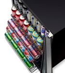 NewAir - 177-Can Built-In Beverage Cooler with Precision Temperature Controls and Adjustable Shelve