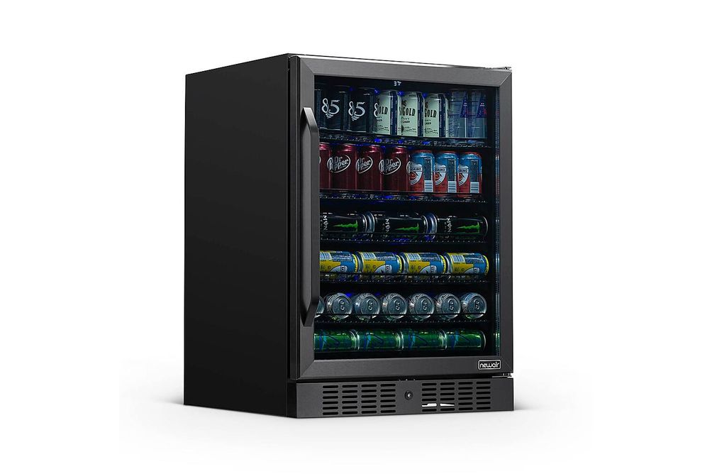 NewAir - 177-Can Built-In Beverage Cooler with Precision Temperature Controls and Adjustable Shelve