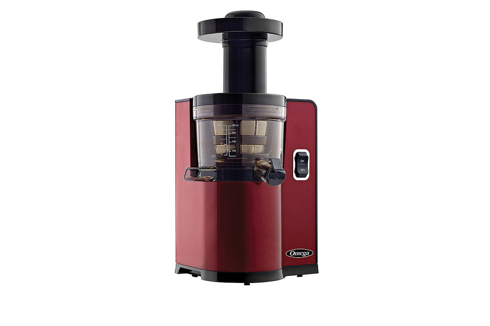 Omega - Vertical Slow Masticating Juicer - Red