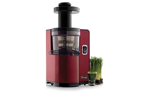 Omega - Vertical Slow Masticating Juicer - Red