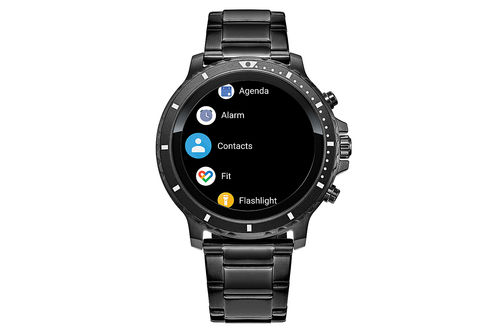 Citizen - CZ Smart HR Heart Rate Smartwatch 46mm Gray IP Stainless Steel bracelet Watch, Powered by