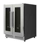 Thor Kitchen - 42 Bottle Dual Zone Built-in Wine Cooler - Stainless Steel